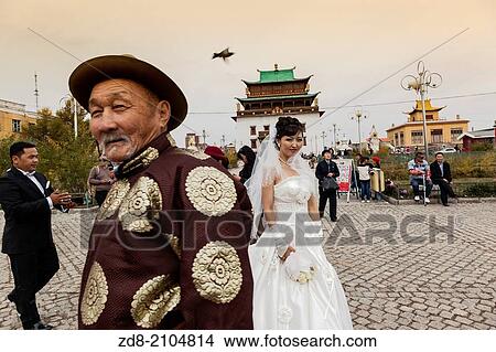 ulan bator. wedding in gandantegchenling monastery. View Large Photo Image Picture - ulan bator. wedding in gandantegchenling monastery.. Fotosearch