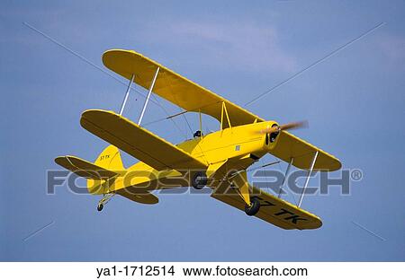 Ultra light biplane Kiebitz flying, France View Large Photo Image Picture - Ultra light biplane Kiebitz flying, France. Fotosearch