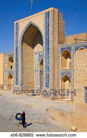 Stock Photography - Ulugh Beg madrasah, Bukhara, Uzbekistan. Fotosearch