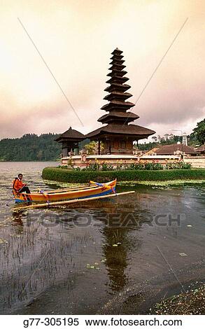 Ulun Danu Temple in Lake Baratan. Bedugul. Bali, Indonesia View Large Photo Image Stock Photography - Ulun Danu Temple in Lake Baratan. Bedugul. Bali, Indonesia. Fotosearch