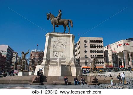 Ulus Meydani with Atat? rk equestrian statue Ankara central Anatolia Turkey Asia View Large Photo Image Stock Image - Ulus Meydani with Atat? rk equestrian statue Ankara central Anatolia Turkey Asia. Fotosearch