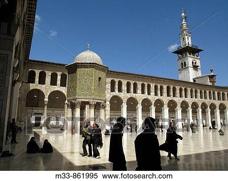 Umayyad Mosque, Damascus, Syria View Large Photo Image Stock Photography - Umayyad Mosque, Damascus, Syria. Fotosearch