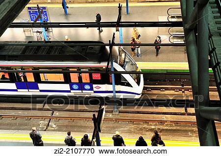 Stock Image - Underground, Madrid, Spain. Fotosearch