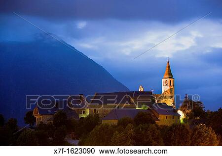 Stock Image - Unha, Aran Valley, Pyrenees, Lleida province, Catalonia, Spain. Fotosearch