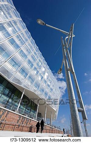 Unilever Building (architect: Behnisch Architekten), Hamburg, Germany. View Large Photo Image Stock Image - Unilever Building (architect: Behnisch Architekten), Hamburg, Germany.. Fotosearch