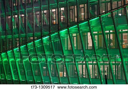 Unilever Building (architect: Behnisch Architekten), Hamburg, Germany. View Large Photo Image Stock Photo - Unilever Building (architect: Behnisch Architekten), Hamburg, Germany.. Fotosearch