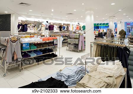 Stock Image - Uniqlo, Reading, Berkshire, England.. Fotosearch