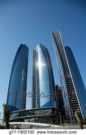 United Arab Emirates Abu Dhabi Ethiad Towers. View Large Photo Image Stock Image - United Arab Emirates Abu Dhabi Ethiad Towers.. Fotosearch