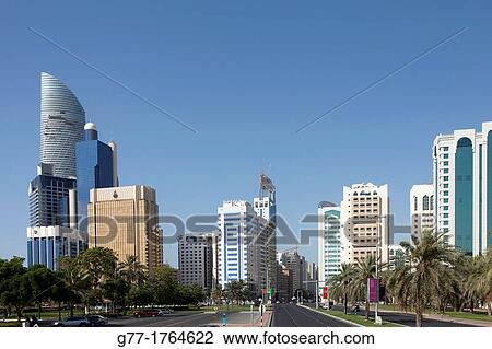 United Arab Emirates Abu Dhabi. Modern Buildings downtown Abu Dhabi. View Large Photo Image Stock Image - United Arab Emirates Abu Dhabi. Modern Buildings downtown Abu Dhabi.. Fotosearch