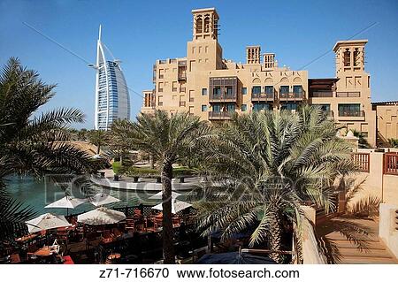 United Arab Emirates, Dubai, Burj al_Arab, Madinat Jumeirah hotels View Large Photo Image Stock Image - United Arab Emirates, Dubai, Burj al_Arab, Madinat Jumeirah hotels. Fotosearch