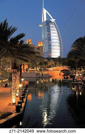 Stock Photo - United Arab Emirates, Dubai, Burj al-Arab Hotel,.. Fotosearch