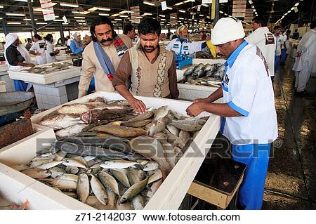 United Arab Emirates, Dubai, Deira, Fish Market,. View Large Photo Image Stock Photo - United Arab Emirates, Dubai, Deira, Fish Market,.. Fotosearch