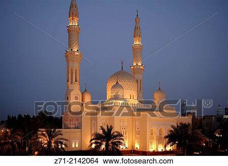 United Arab Emirates, Dubai, Jumeirah Mosque. View Large Photo Image Picture - United Arab Emirates, Dubai, Jumeirah Mosque.. Fotosearch