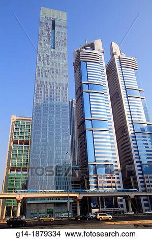 United Arab Emirates, Dubai, Trade Centre, Sheikh Zayed Road, Financial Centre Metro Station, Red Line, Rolex Tower, Angsana Hotel & Suites 1 2 View Large Photo Image Picture - United Arab Emirates, Dubai, Trade Centre, Sheikh Zayed Road, Financial Centre Metro Station, Red Line, Rolex Tower, Angsana Hotel & Suites 1 2. Fotosearch