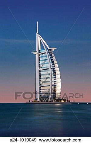United Arab Emirates January-2010 Dubai City Burj Al Arab Hotel. View Large Photo Image Stock Photo - United Arab Emirates January-2010 Dubai City Burj Al Arab Hotel.. Fotosearch