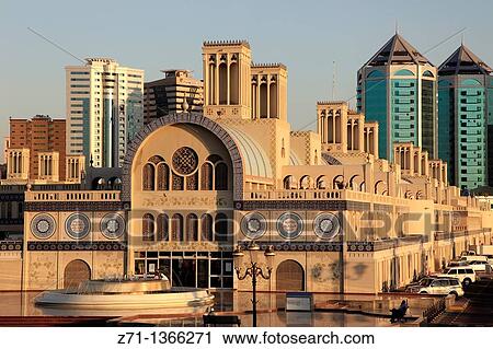 United Arab Emirates, Sharjah, Central Souq, skyline, View Large Photo Image Stock Image - United Arab Emirates, Sharjah, Central Souq, skyline,. Fotosearch