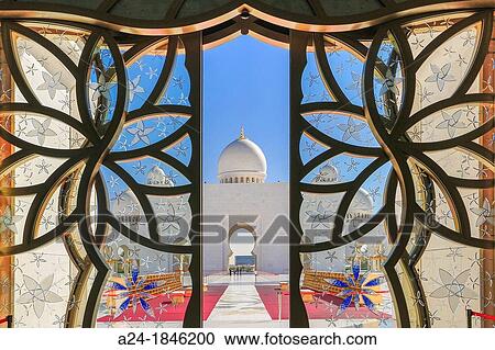 United Arab Emirates UAE, Abu Dhabi City, Sheikh Zayed Mosque View Large Photo Image Stock Image - United Arab Emirates UAE, Abu Dhabi City, Sheikh Zayed Mosque. Fotosearch