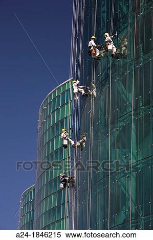 Stock Photography - United Arab Emirates UAE, Abu Dhabi City, cleaning.. Fotosearch