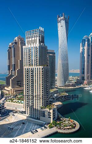United Arab Emirates UAE, Dubai City, Dubai Marina, Infinty Bldg View Large Photo Image Stock Image - United Arab Emirates UAE, Dubai City, Dubai Marina, Infinty Bldg. Fotosearch