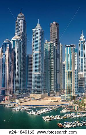 United Arab Emirates UAE, Dubai City, Dubai Marina View Large Photo Image Stock Image - United Arab Emirates UAE, Dubai City, Dubai Marina. Fotosearch