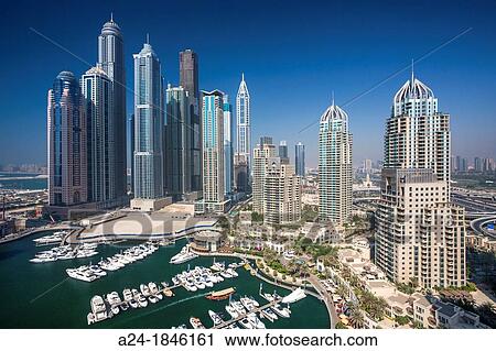 United Arab Emirates UAE, Dubai City, Dubai Marina View Large Photo Image Stock Image - United Arab Emirates UAE, Dubai City, Dubai Marina. Fotosearch