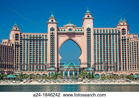United Arab Emirates UAE, Dubai City, The Palm Jumeirah, Atlantis Bldg View Large Photo Image Stock Image - United Arab Emirates UAE, Dubai City, The Palm Jumeirah, Atlantis Bldg. Fotosearch