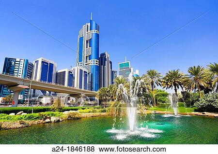 United Arab Emirates UAE, Dubai City, buildings along Sheikh Zayed Road View Large Photo Image Stock Photo - United Arab Emirates UAE, Dubai City, buildings along Sheikh Zayed Road. Fotosearch