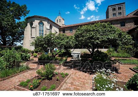 United States, New York City, Manhattan, Uptown, Cloisters Museum View Large Photo Image Stock Photo - United States, New York City, Manhattan, Uptown, Cloisters Museum. Fotosearch