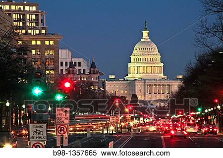 United States, Washington, District of Columbia, US Capitol Building from Pennsylvania Ave View Large Photo Image Stock Photography - United States, Washington, District of Columbia, US Capitol Building from Pennsylvania Ave. Fotosearch