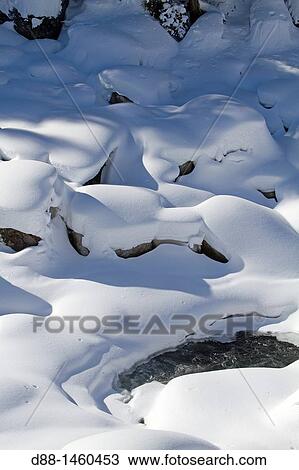 Stock Image - United states, Wyoming-Montana, Yellowstone National Park, Lamar Valley.. Fotosearch