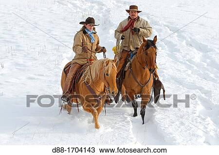Stock Image - United States, Wyoming, Shell, The Hideout Guest Ranch, cow-boy, Boots. Fotosearch
