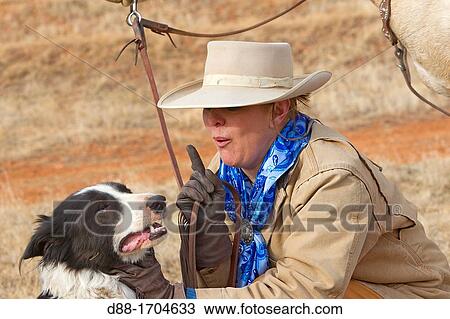 Stock Image - United States, Wyoming, Shell, The Hideout Guest Ranch, cow-boy, Boots. Fotosearch
