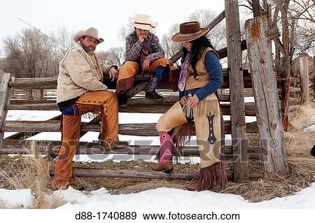 United States, Wyoming, Shell, The Hideout Guest Ranch, cow-boys View Large Photo Image Stock Photo - United States, Wyoming, Shell, The Hideout Guest Ranch, cow-boys. Fotosearch