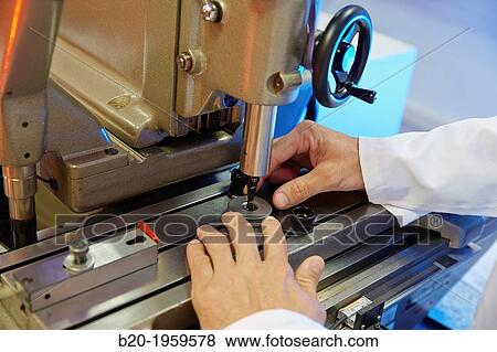 Stock Photo - Universal measures three coordinates. Calibrations service. Dimensional Metrology. Technological Services to Industry. Tecnalia Research & Innovation, Gipuzkoa, Basque Country, Spain.. Fotosearch