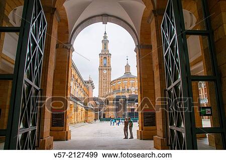 Universidad Laboral, Gijon, Asturias, Spain. View Large Photo Image Stock Photo - Universidad Laboral, Gijon, Asturias, Spain.. Fotosearch
