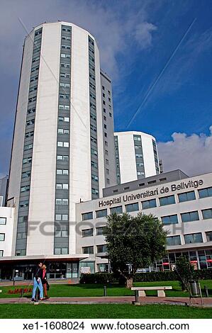 Picture - University Hospital Bellvitge, Hospitalet de Llobregat, Catalonia, Spain. Fotosearch