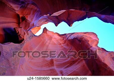 Upper Antelope Canyon, Arizona, USA View Large Photo Image Stock Image - Upper Antelope Canyon, Arizona, USA. Fotosearch