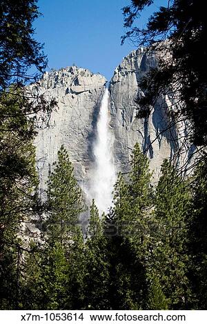 Upper Yosemite Falls at Yosemite National Park View Large Photo Image Picture - Upper Yosemite Falls at Yosemite National Park. Fotosearch
