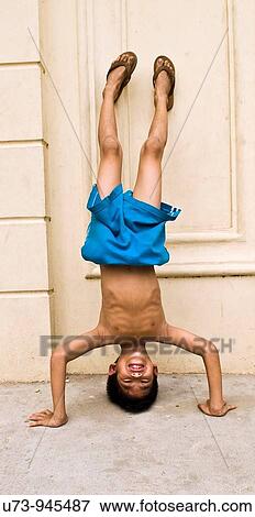 Stock Photo - Upside down in Phnom Penh, Cambodia.. Fotosearch