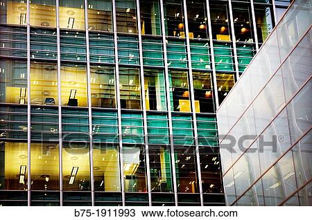urban architecture of modern office building with big windows in London, England, UK View Large Photo Image Stock Image - urban architecture of modern office building with big windows in London, England, UK. Fotosearch