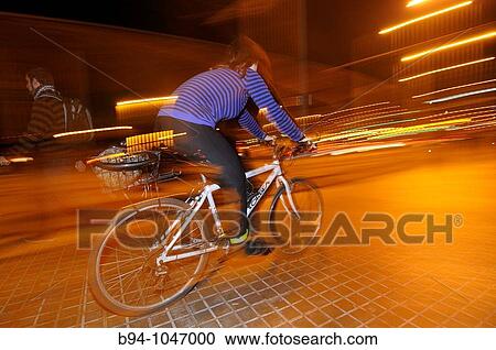 Urban cyclist, Barcelona. Catalonia, Spain View Large Photo Image Stock Image - Urban cyclist, Barcelona. Catalonia, Spain. Fotosearch