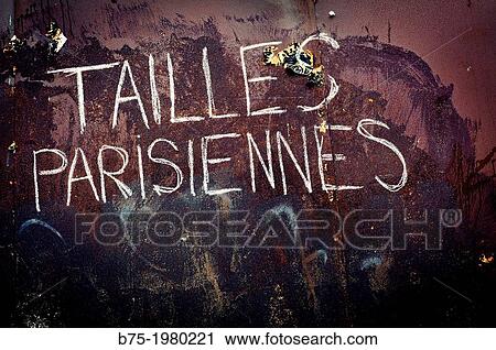 urban graffiti in Paris, Tailles Parisiennes View Large Photo Image Stock Image - urban graffiti in Paris, Tailles Parisiennes. Fotosearch
