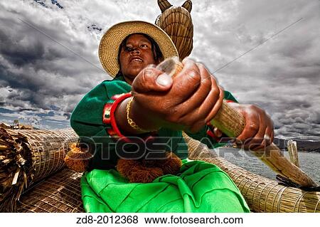 uros island in titicaca lake. peru. View Large Photo Image Stock Photo - uros island in titicaca lake. peru.. Fotosearch