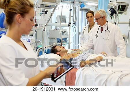 Stock Image - URPA, PACU postanesthesia care unit, Onkologikoa Hospital, Oncology Institute, Case Center for prevention, diagnosis and treatment of cancer, Donostia, San Sebastian, Gipuzkoa, Basque Country, Spain. Fotosearch
