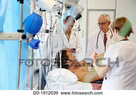 Stock Photo - URPA, PACU postanesthesia care unit, Onkologikoa Hospital, Oncology Institute, Case Center for prevention, diagnosis and treatment of cancer, Donostia, San Sebastian, Gipuzkoa, Basque Country, Spain. Fotosearch