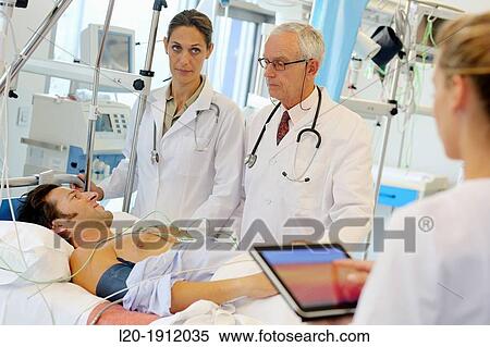 Stock Photography - URPA, PACU postanesthesia care unit, Onkologikoa Hospital, Oncology Institute, Case Center for prevention, diagnosis and treatment of cancer, Donostia, San Sebastian, Gipuzkoa, Basque Country, Spain. Fotosearch