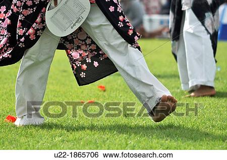 Stock Photograph - Uruma City, Okinawa, Japan, Eisa dances. Fotosearch