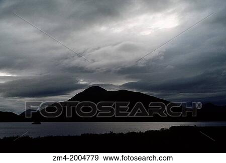 USA, ALASKA, KODIAK ISLAND DARK STRATUS CLOUDS OVER FRAZER LAKE. View Large Photo Image Stock Photo - USA, ALASKA, KODIAK ISLAND DARK STRATUS CLOUDS OVER FRAZER LAKE.. Fotosearch