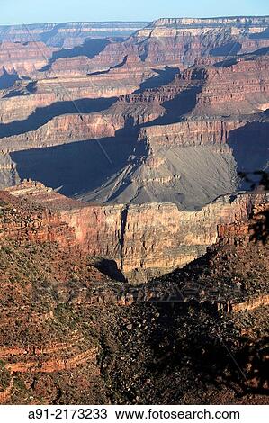 Stock Image - USA, Arizona, Grand Canyon, south rim. Fotosearch