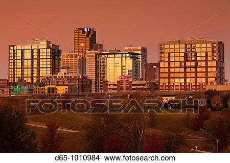 USA, Arkansas, Little Rock, city skyline, dawn View Large Photo Image Picture - USA, Arkansas, Little Rock, city skyline, dawn. Fotosearch